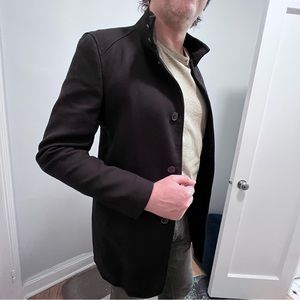 Zara British Style Mod Top Coat XL